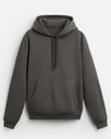 Men's Solid Anthracite Hoodie