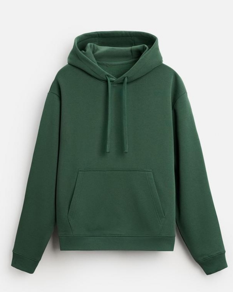 Men's Solid Olive Hoodie