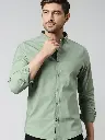 Men's Sage Green Casual Shirt