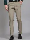 Men's Beige formal trouser